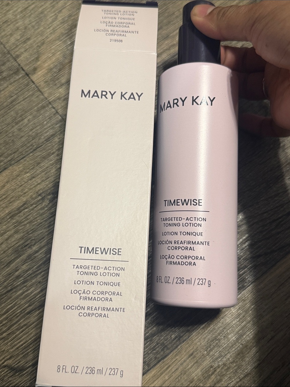 Mary Kay TimeWise Targeted-Action Toning Lotion — Pale Pink Bottle